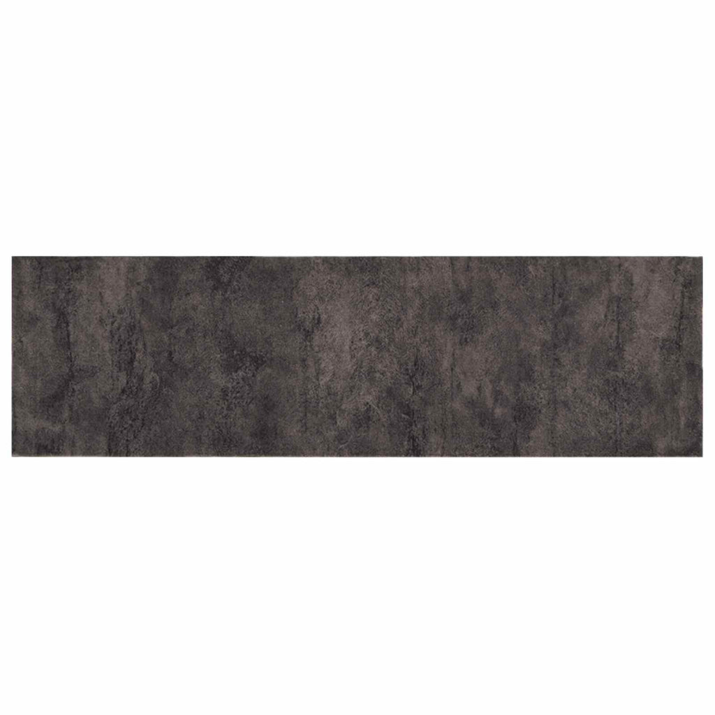 vidaXL Dywan kuchenny czarny beton 300 x 60 cm 100% poliamid
