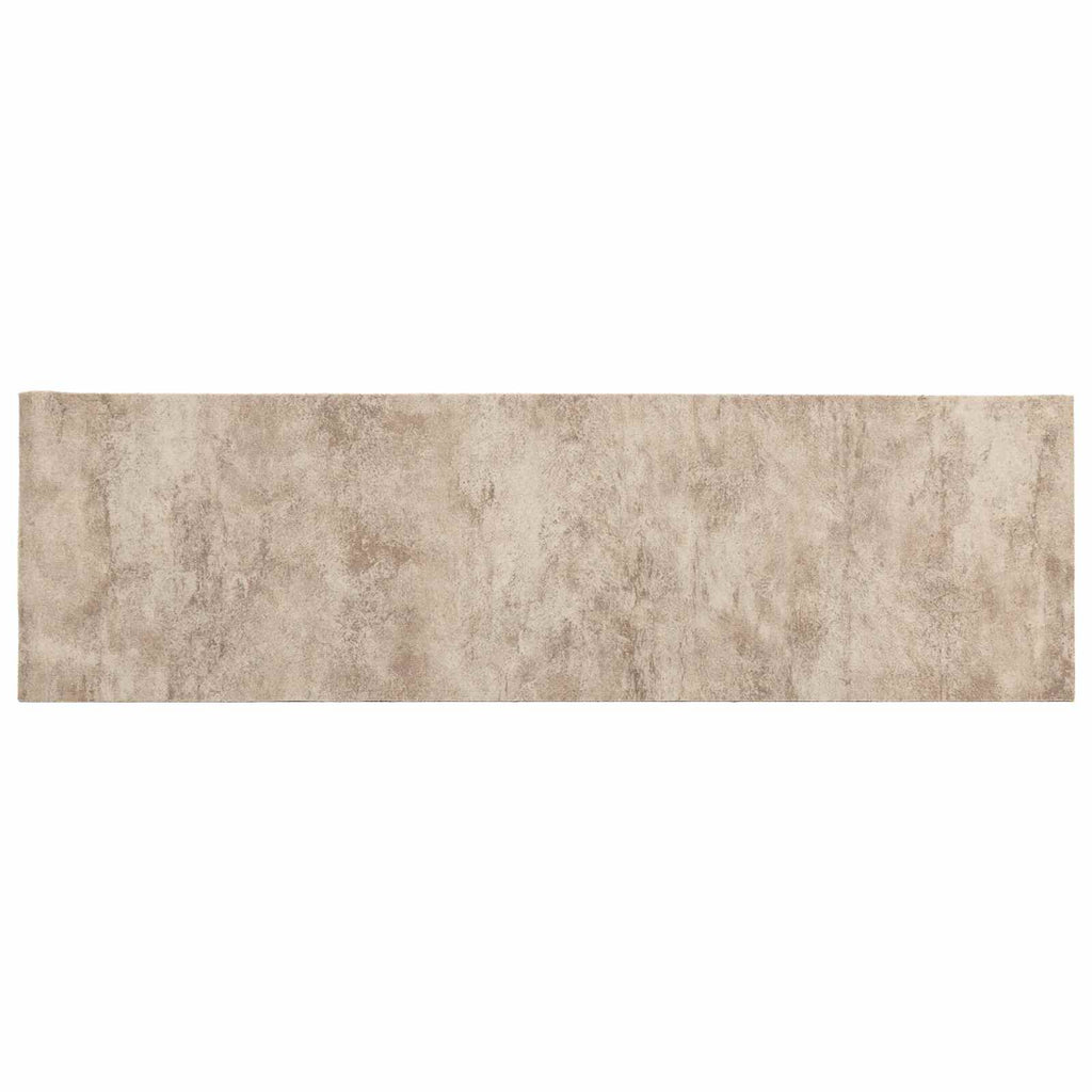 vidaXL Dywan kuchenny Beżowy beton 150 x 45 cm 100% poliamid