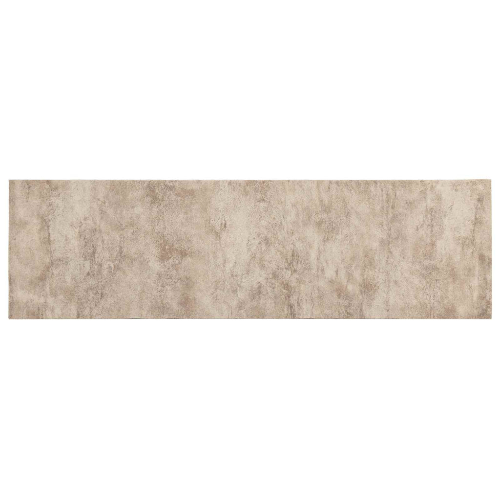 vidaXL Dywan kuchenny Beżowy beton 180 x 60 cm 100% poliamid
