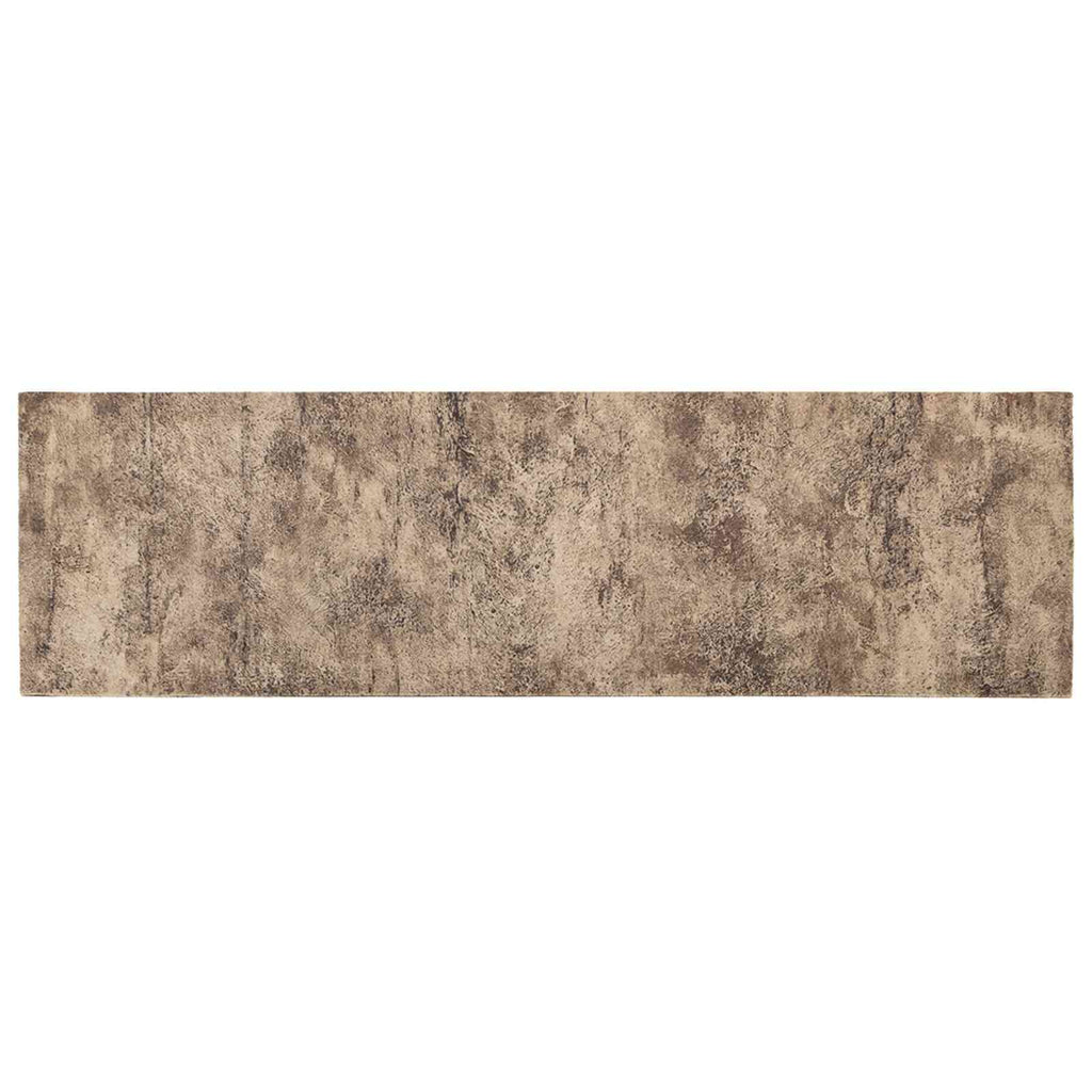 vidaXL Dywan kuchenny Brązowy beton 300 x 60 cm 100% poliamid