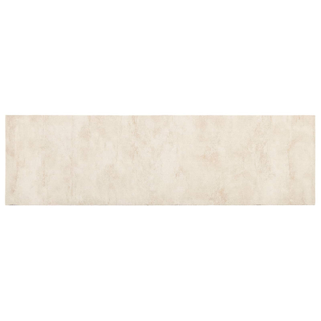 vidaXL Dywan kuchenny beton kremowy 150 x 45 cm 100% poliamid