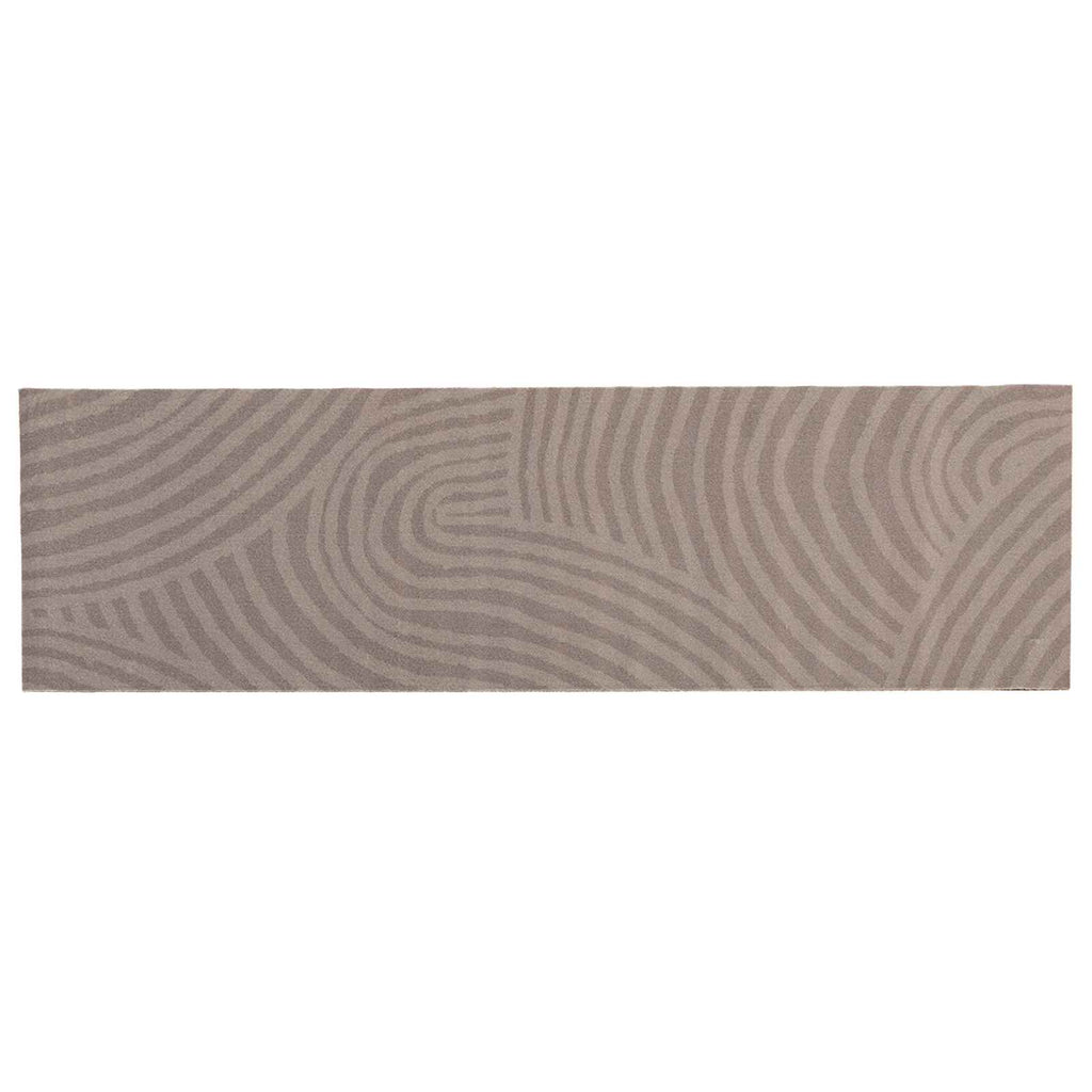 vidaXL Dywan kuchenny Brązowy skandynawski 150 x 45 cm 100% poliamid