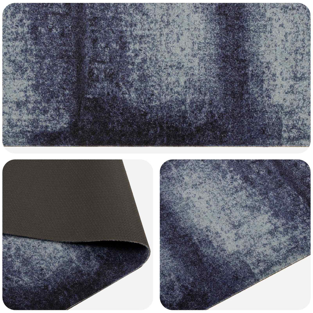 vidaXL Dywan kuchenny Niebieska osłona 180 x 60 cm 100% poliamid