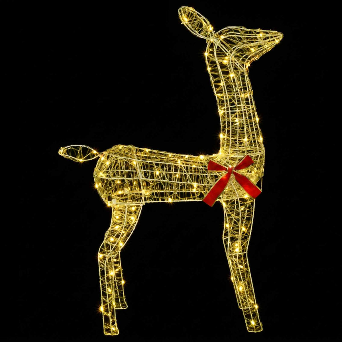 vidaXL 3D Renifer Bożonarodzeniowy LOVIISA 110 LED Ciepła biel