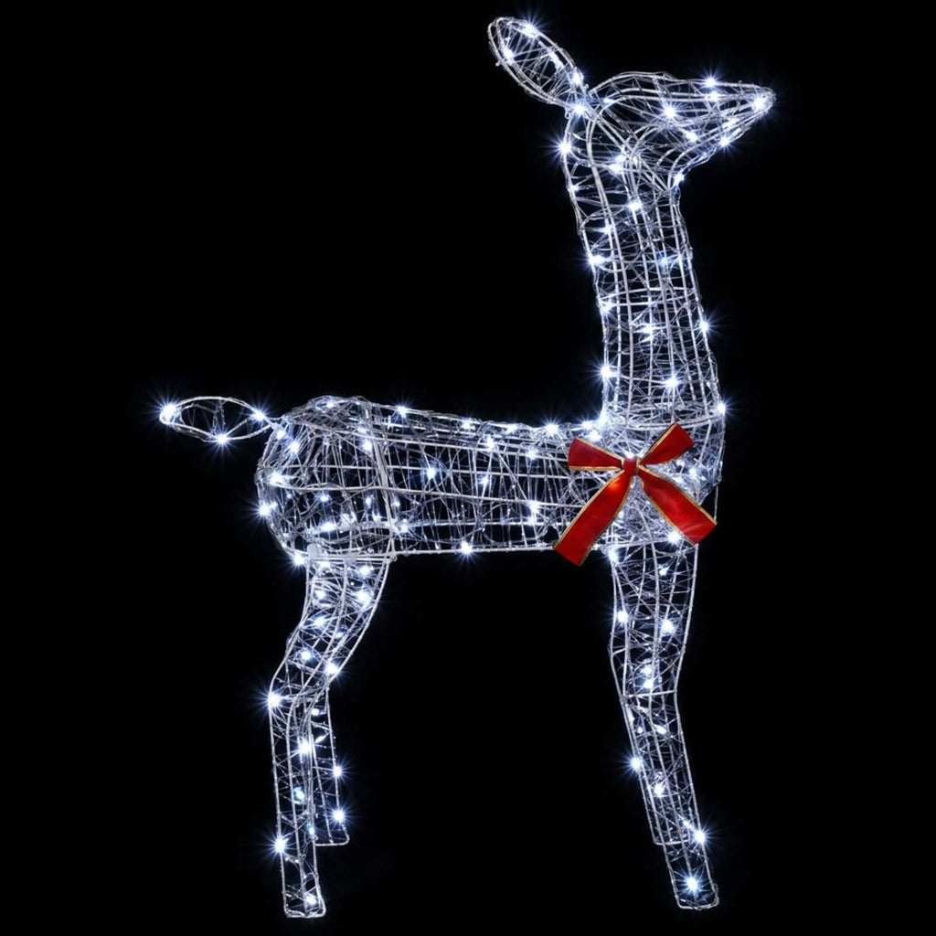 vidaXL 3D Renifer Bożonarodzeniowy LOVIISA 110 LED Zimna biel