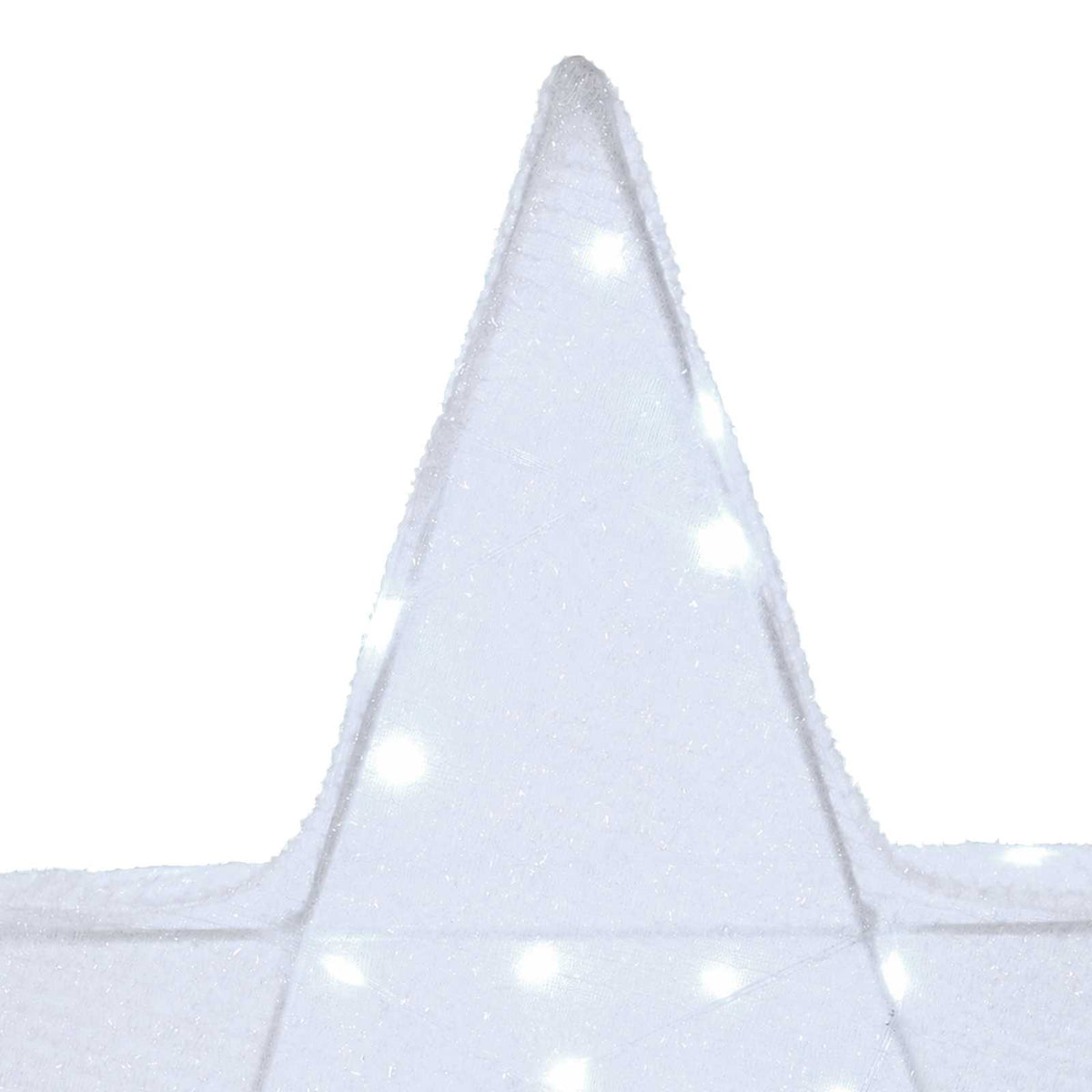 vidaXL Gwiazda świąteczna 3D 50 LED Zimna biel 55 x 53,5 x 10 cm