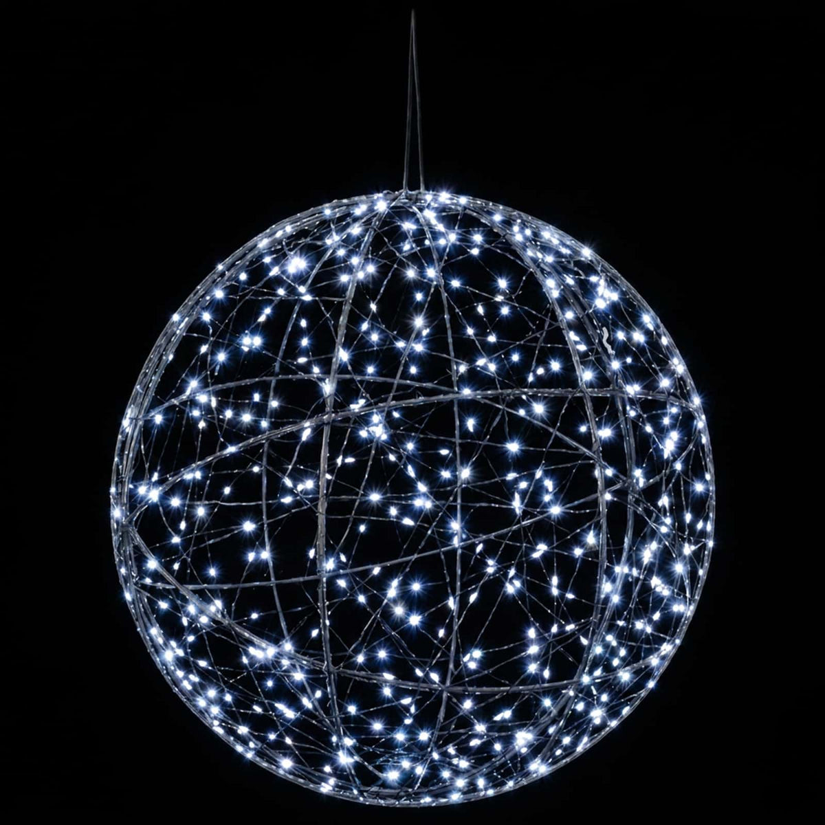 vidaXL Świąteczny szpic na lampkę 500 LED Zimna biel