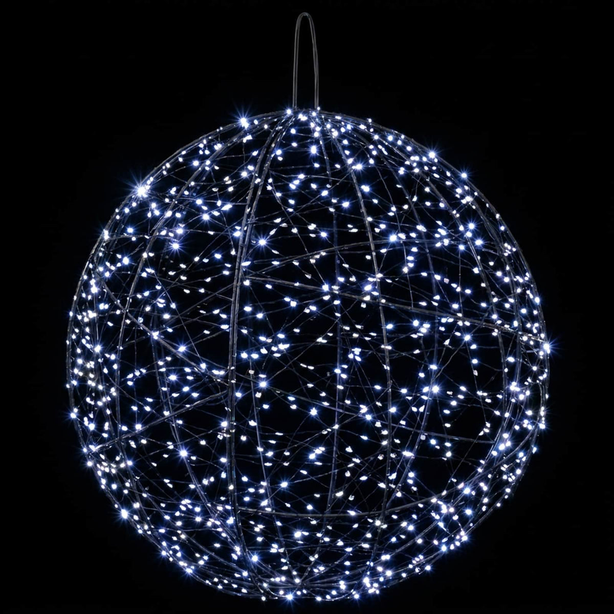 vidaXL Świąteczny szpic na lampkę 2 szt. 1900 LED Zimna biel