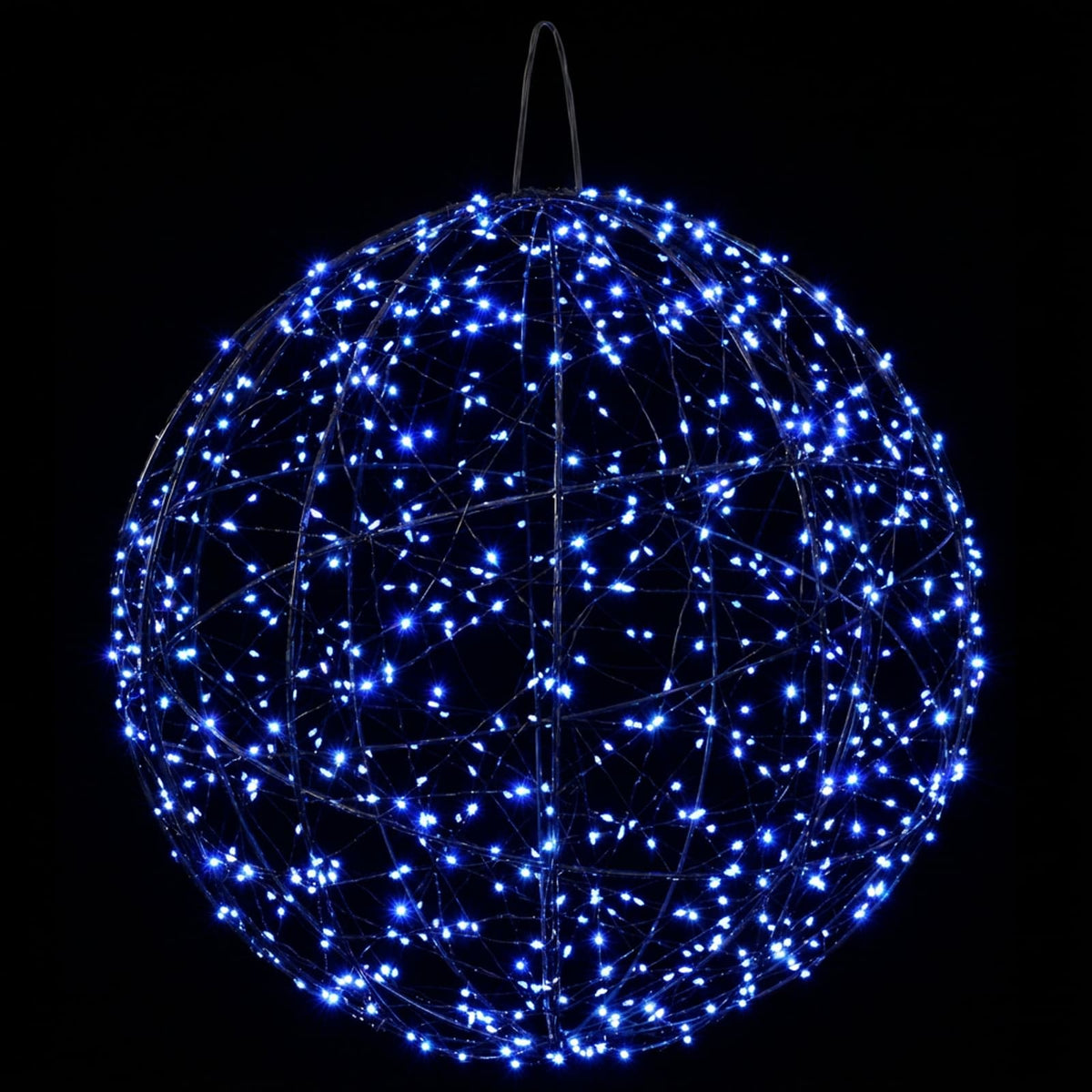 vidaXL Świąteczny szpic na lampkę 750 LED Niebieski