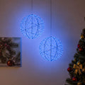 vidaXL Świąteczny szpic na lampkę 2 szt. 1000 LED Niebieski
