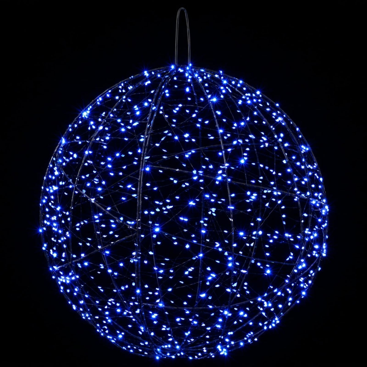 vidaXL Świąteczny szpic na lampkę 2 szt. 1900 LED Niebieski