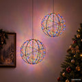 vidaXL Świąteczny szpic na lampkę 2 szt. 1000 LED Wielokolorowy