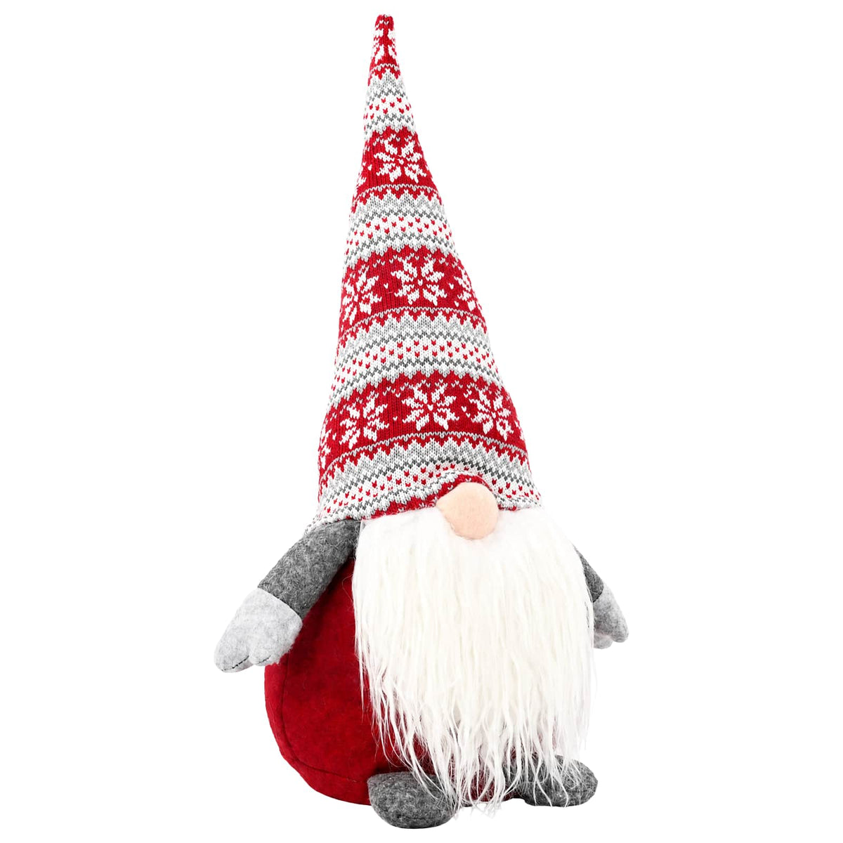 vidaXL Skrzat świąteczny czerwony 45 cm Poliester