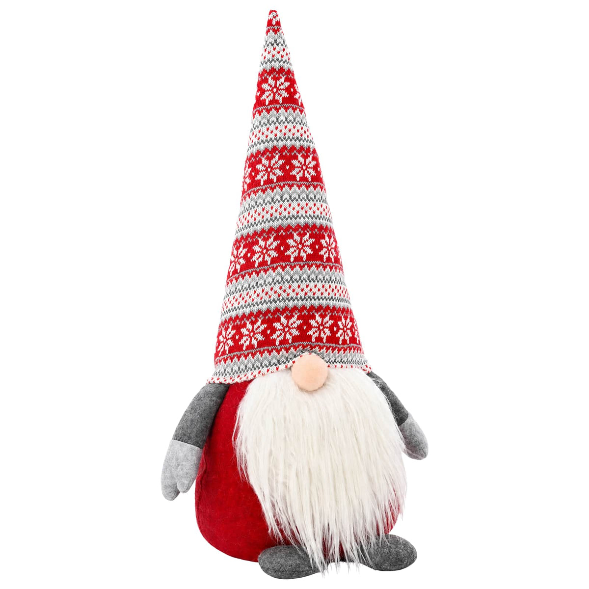 vidaXL Skrzat świąteczny czerwony 60 cm Poliester