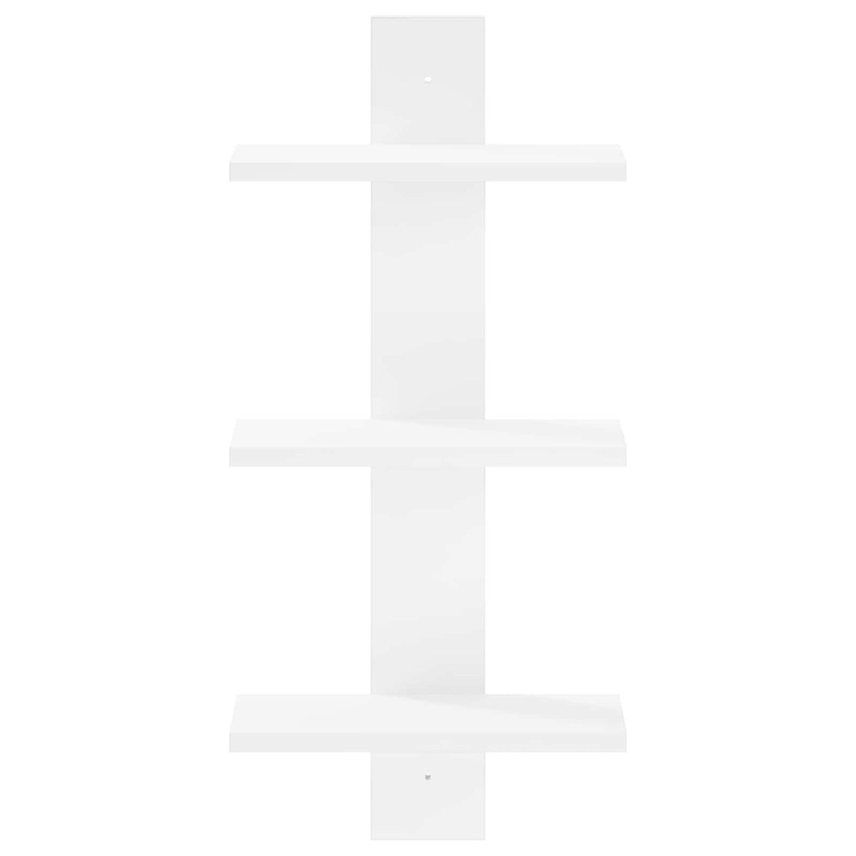 vidaXL Półka ścienna Biały 30 x 13.5 x 64.5 cm materiał drewnopochodny