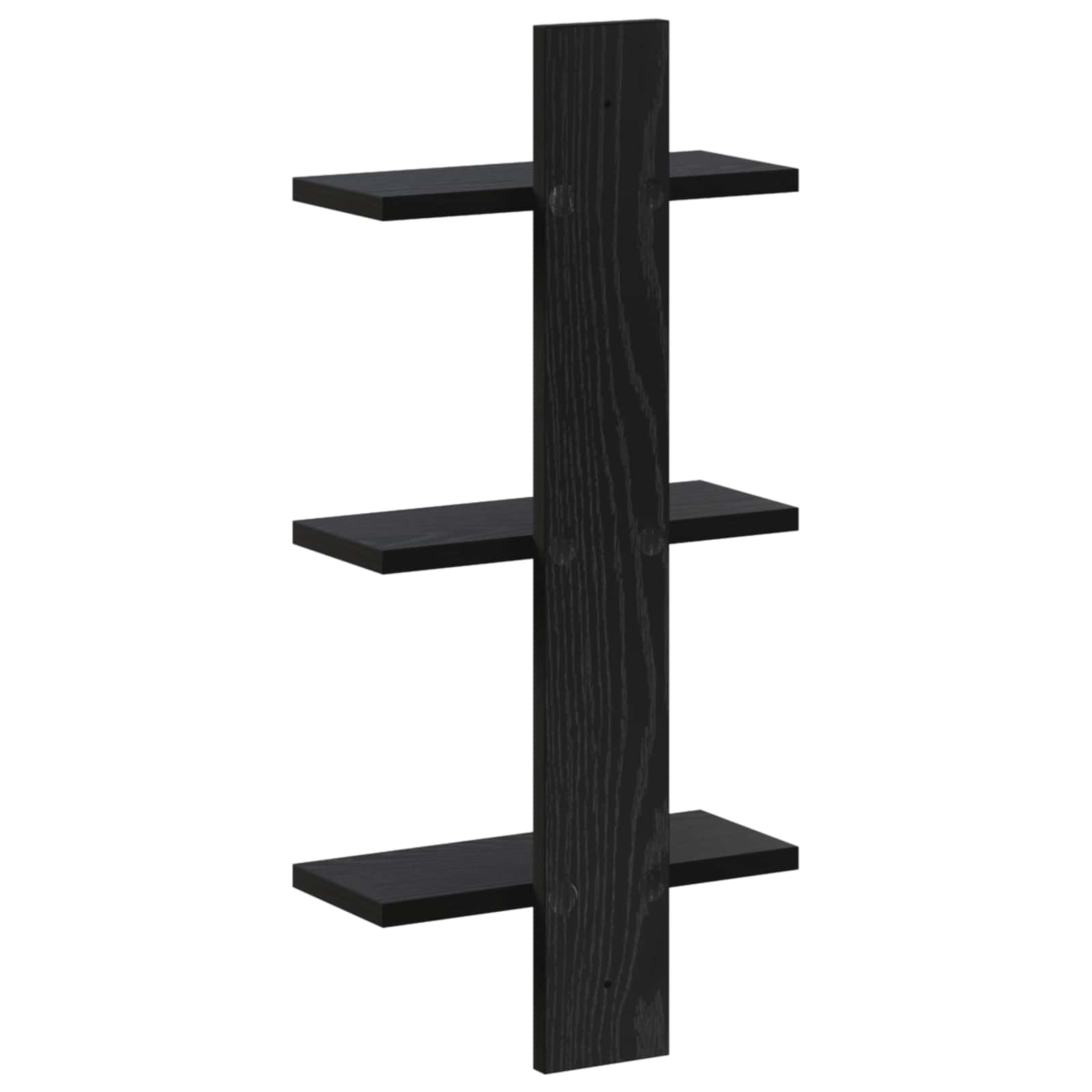 vidaXL Półka ścienna Czarny dąb 30 x 13,5 x 64,5 cm