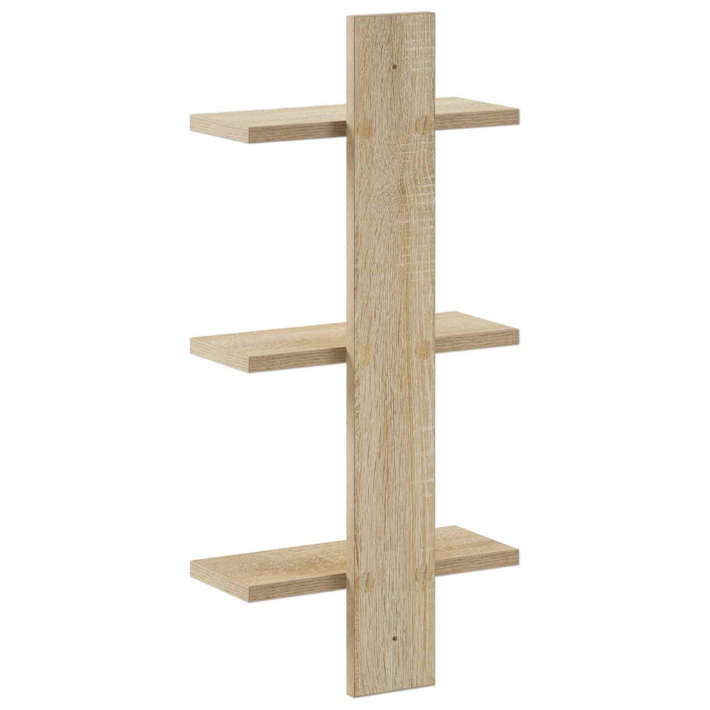 vidaXL Półka ścienna dąb Sonoma 30 x 13.5 x 64.5 cm