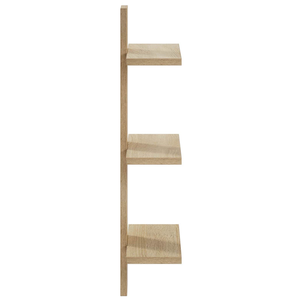 vidaXL Półka ścienna dąb Sonoma 30 x 13.5 x 64.5 cm