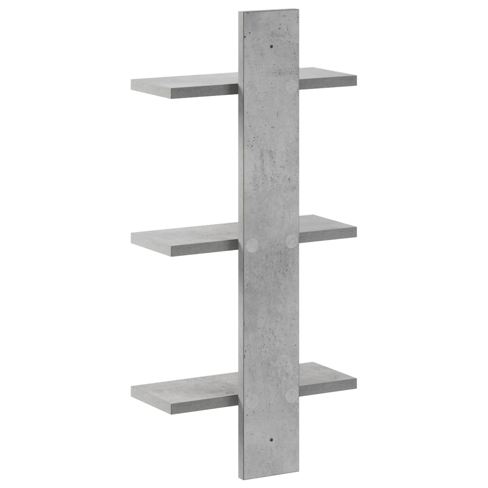 vidaXL Półka ścienna Betonowy szary 30 x 13,5 x 64,5 cm