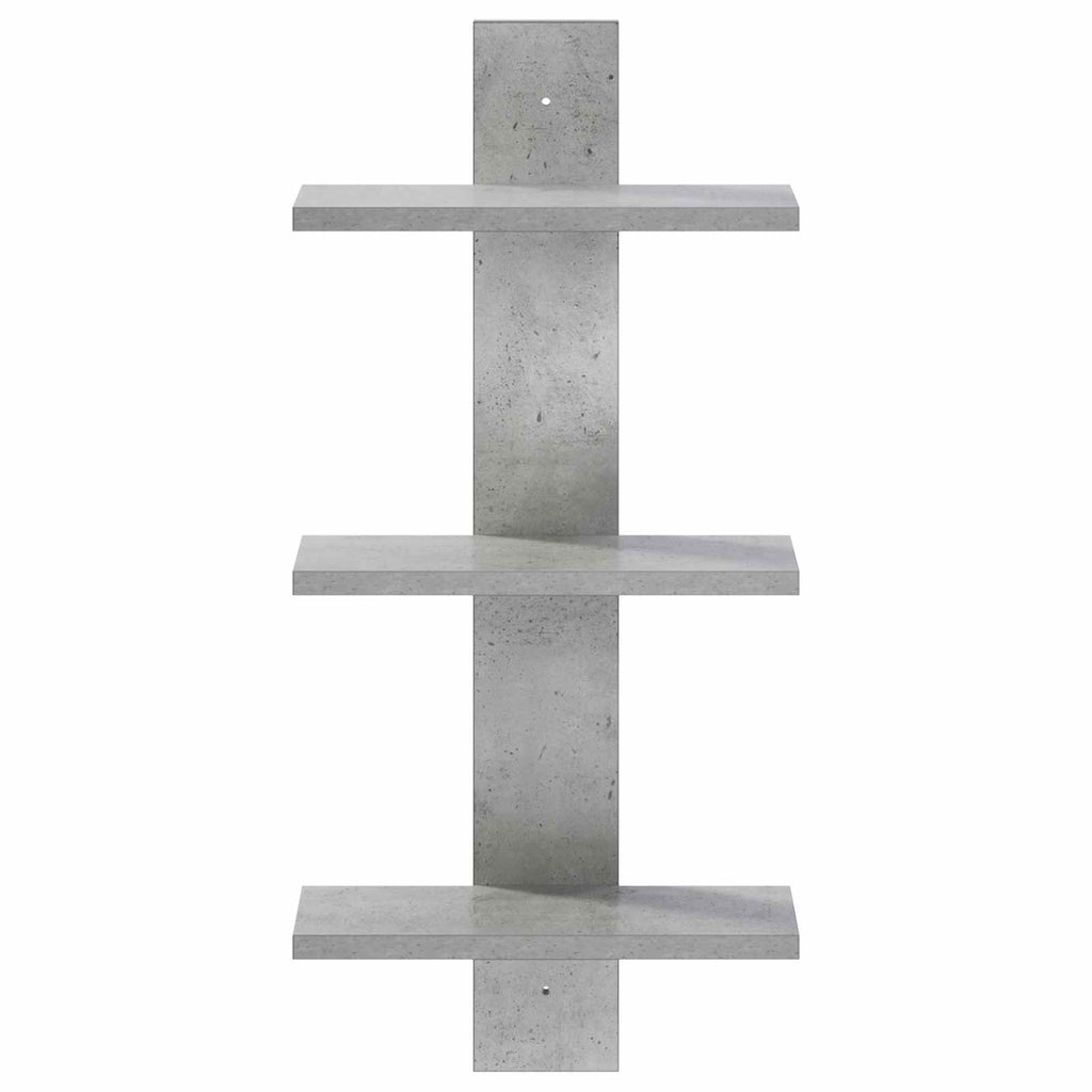 vidaXL Półka ścienna Betonowy szary 30 x 13,5 x 64,5 cm