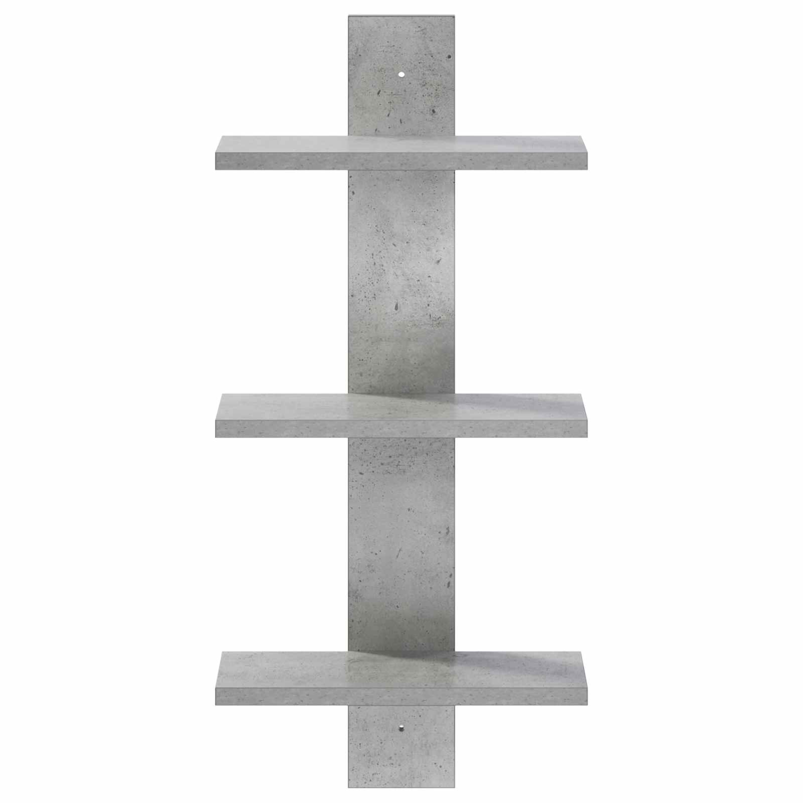vidaXL Półka ścienna Betonowy szary 30 x 13,5 x 64,5 cm