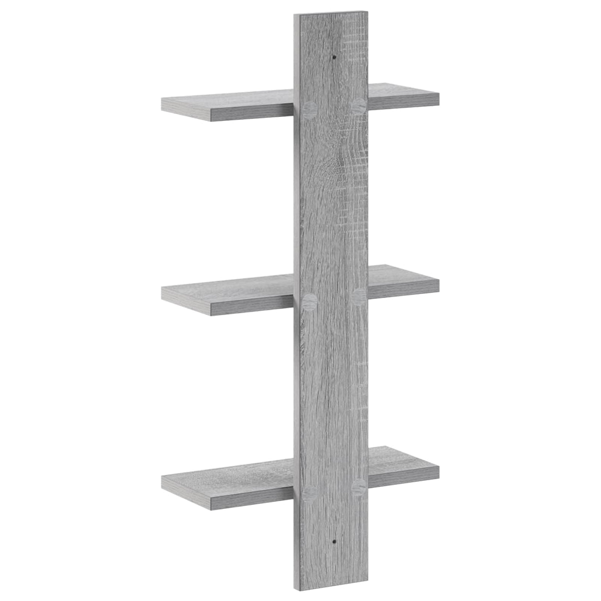 vidaXL Półka ścienna Szary Sonoma 30 x 13,5 x 64,5 cm