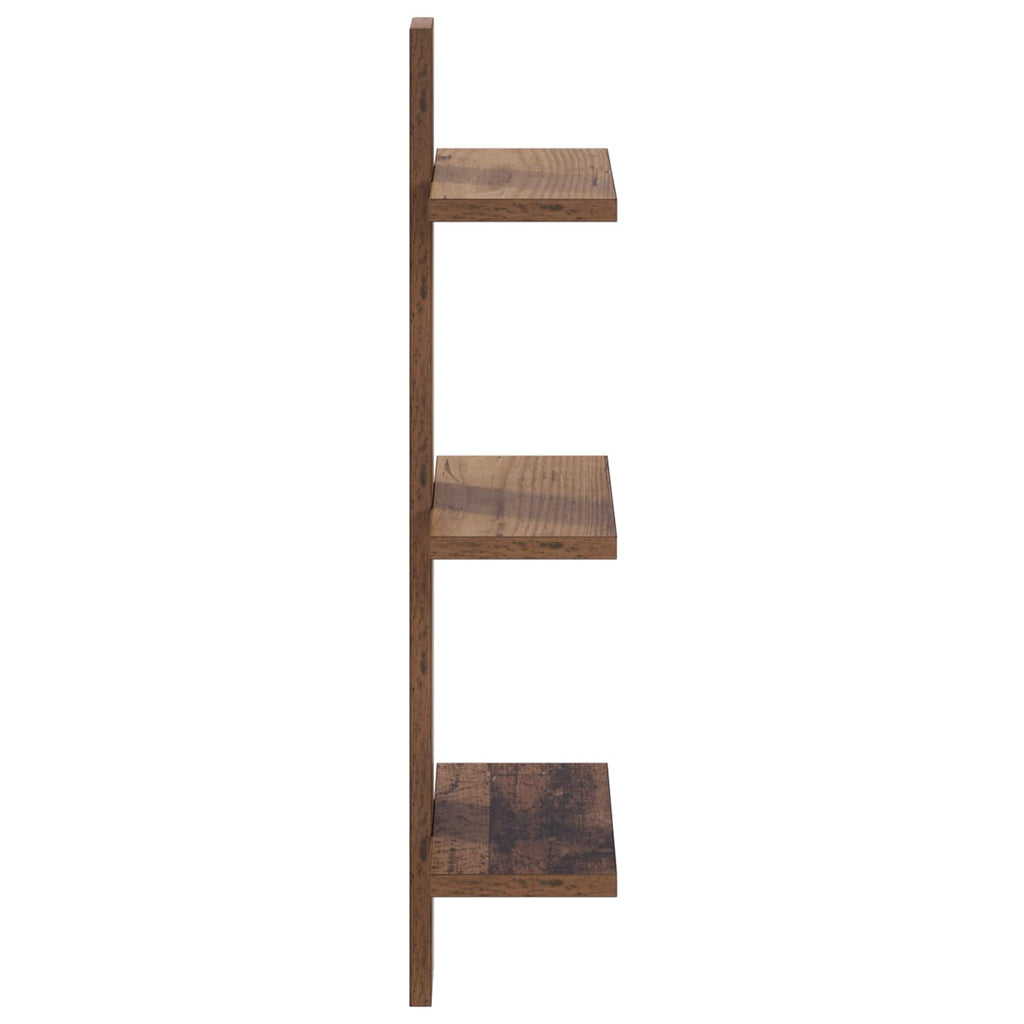 vidaXL Półka ścienna Stare drewno 30 x 13.5 x 64.5 cm