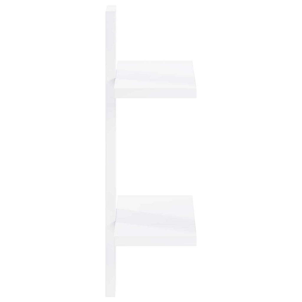 vidaXL Półka ścienna Biały 30 x 13,5 x 43 cm materiał drewnopochodny