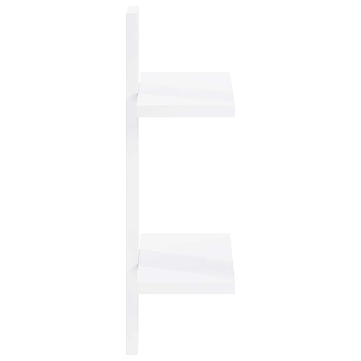vidaXL Półka ścienna Biały 30 x 13,5 x 43 cm materiał drewnopochodny
