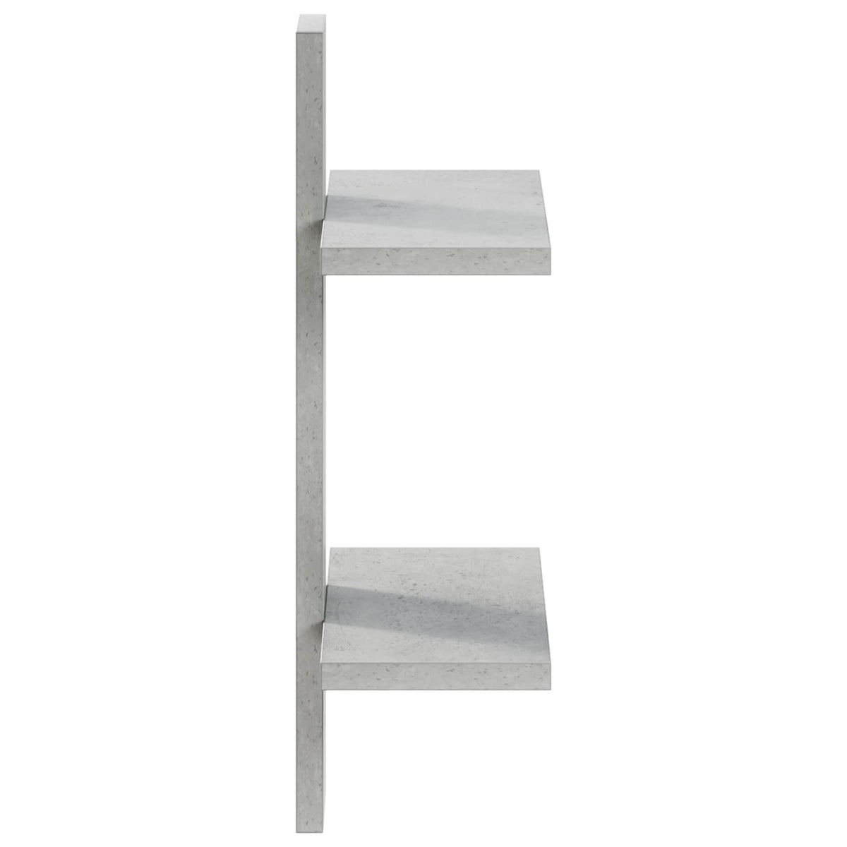 vidaXL Półka ścienna Betonowy szary 30 x 13.5 x 43 cm