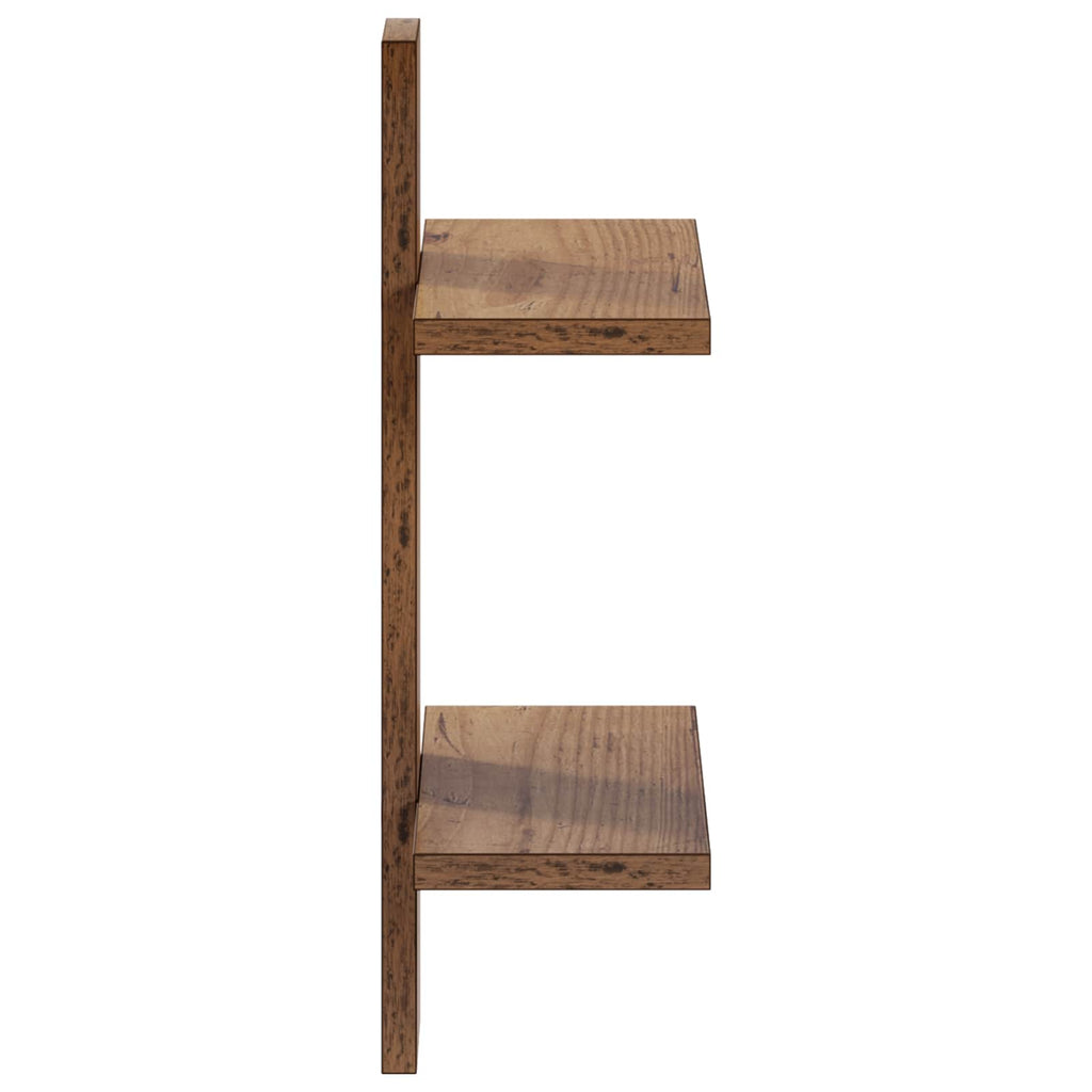 vidaXL Półka ścienna Stare drewno 30 x 13.5 x 43 cm