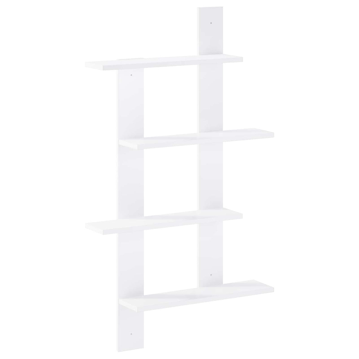 vidaXL Półka ścienna Biały 61 x 13,5 x 105 cm Drewno inżynieryjne
