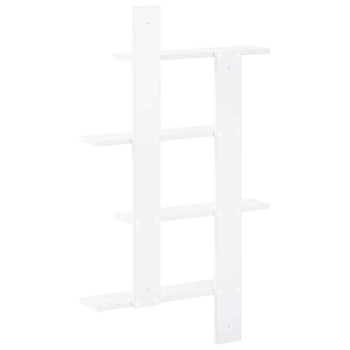 vidaXL Półka ścienna Biały 61 x 13,5 x 105 cm Drewno inżynieryjne