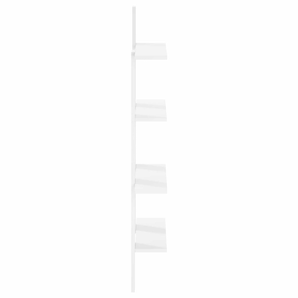vidaXL Półka ścienna Biały 61 x 13,5 x 105 cm Drewno inżynieryjne