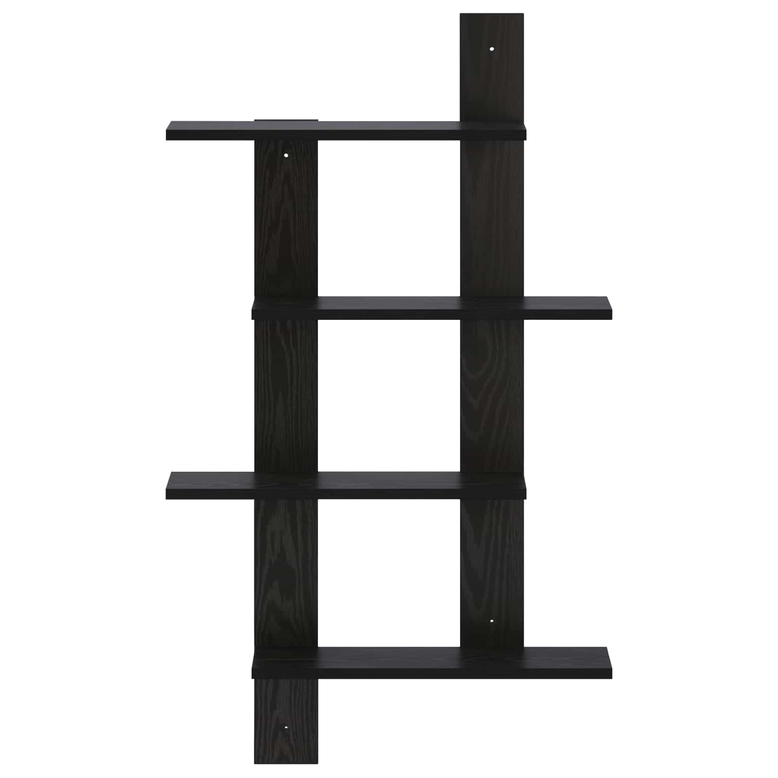vidaXL Półka ścienna Czarny dąb 61 x 13,5 x 105 cm Drewno inżynieryjne