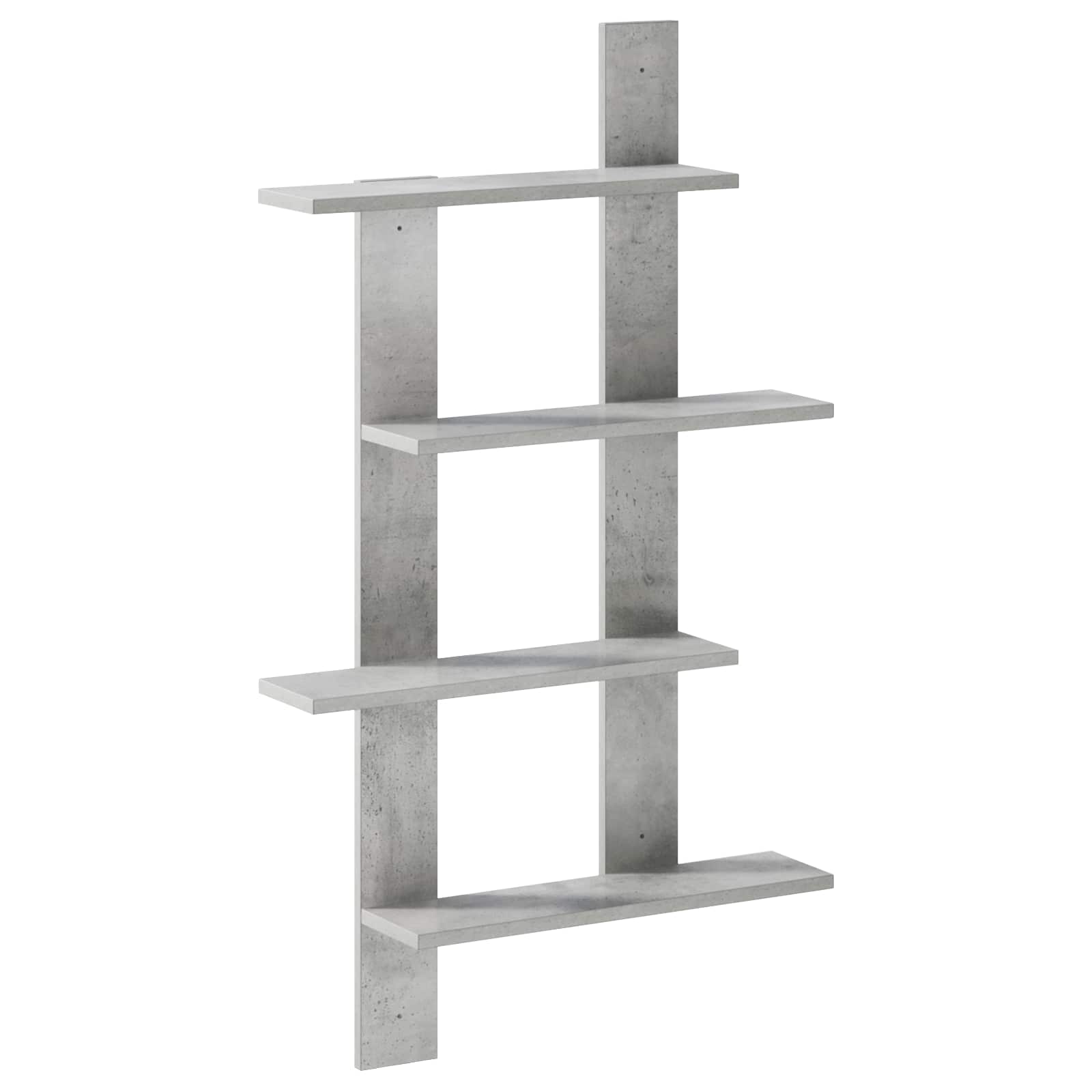 vidaXL Półka ścienna Betonowy szary 61 x 13,5 x 105 cm