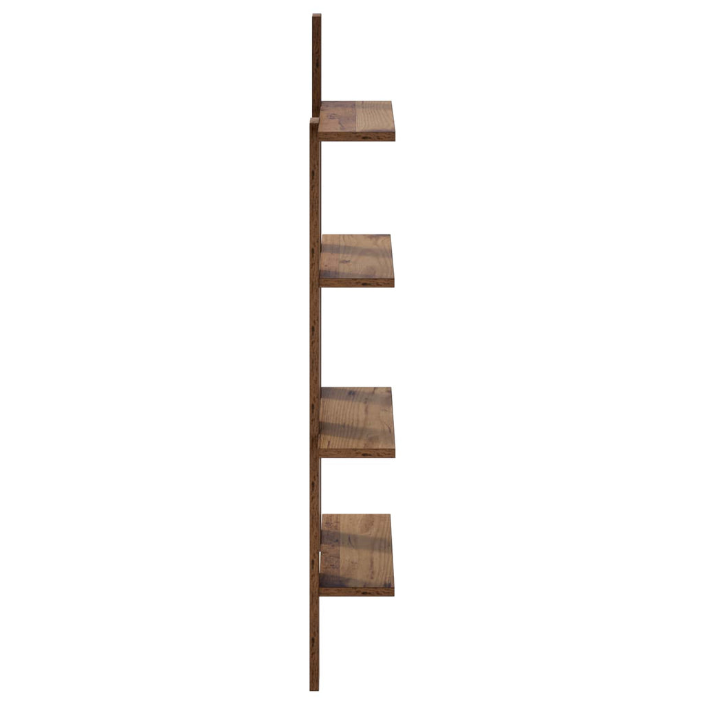 vidaXL Półka ścienna Stare drewno 61 x 13,5 x 105 cm