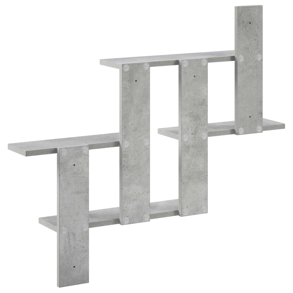 vidaXL Półka ścienna Betonowy szary 85 x 13,5 x 73,5 cm