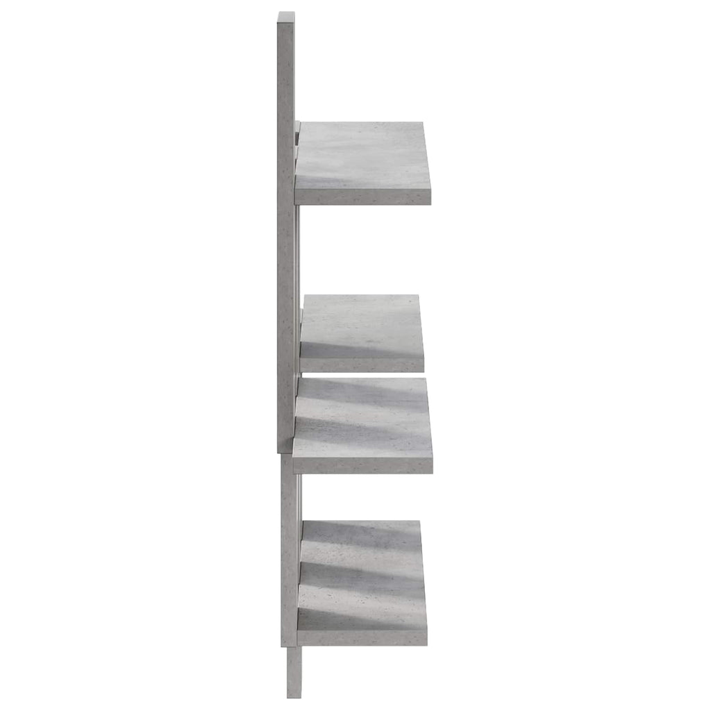vidaXL Półka ścienna Betonowy szary 85 x 13,5 x 73,5 cm