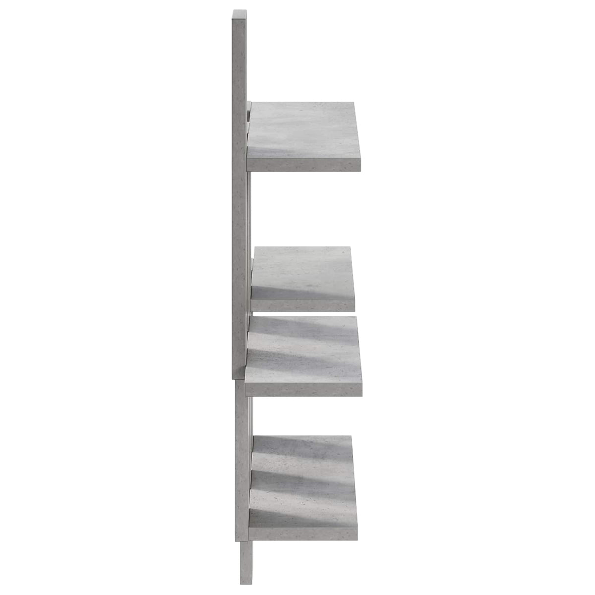 vidaXL Półka ścienna Betonowy szary 85 x 13,5 x 73,5 cm