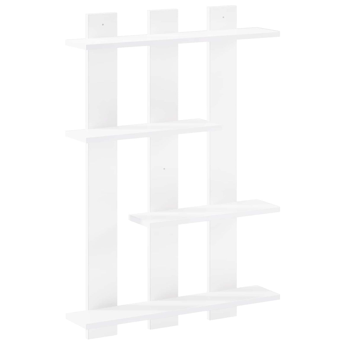 vidaXL Półka ścienna Biały 61 x 13,5 x 88 cm Drewno inżynieryjne