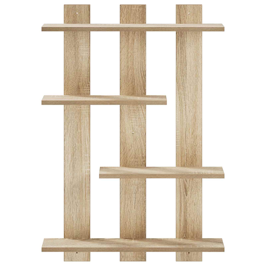 vidaXL Półka ścienna dąb Sonoma 61 x 13,5 x 88 cm Drewno inżynieryjne