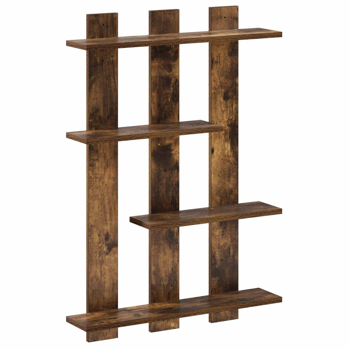 vidaXL Półka ścienna Dąb wędzony 61 x 13,5 x 88 cm Drewno inżynieryjne