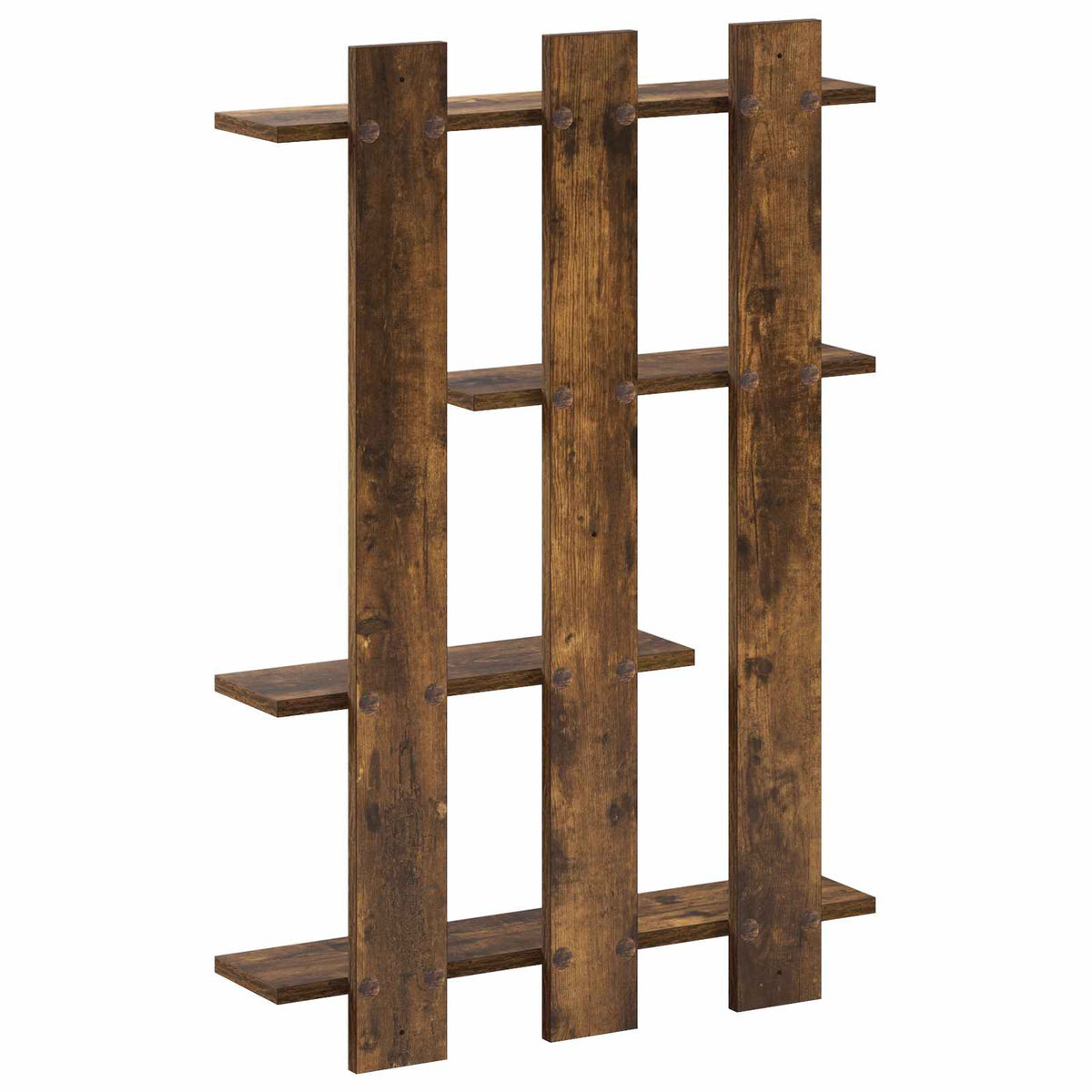 vidaXL Półka ścienna Dąb wędzony 61 x 13,5 x 88 cm Drewno inżynieryjne