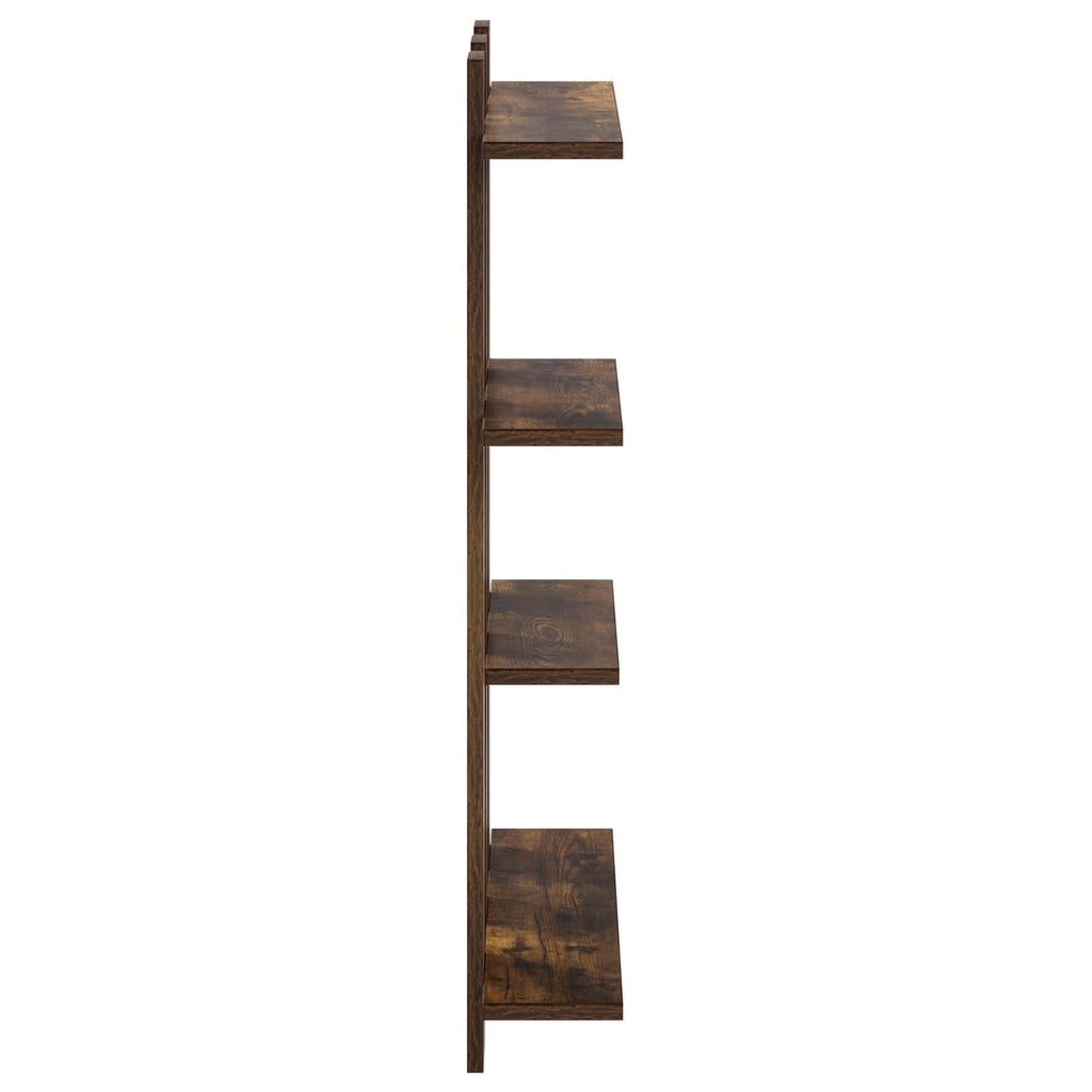 vidaXL Półka ścienna Dąb wędzony 61 x 13,5 x 88 cm Drewno inżynieryjne