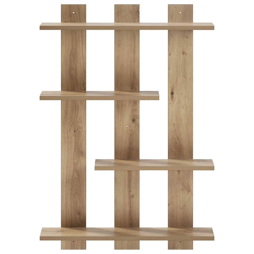 vidaXL Półka ścienna Dąb artisan 61 x 13,5 x 88 cm Drewno inżynieryjne