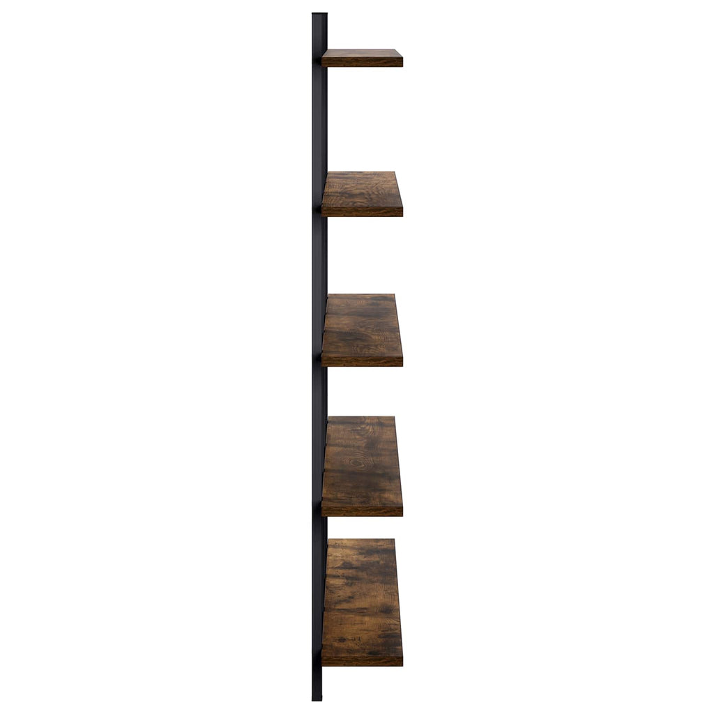 vidaXL Półka ścienna Dąb wędzony 102 x 13,5 x 102 cm