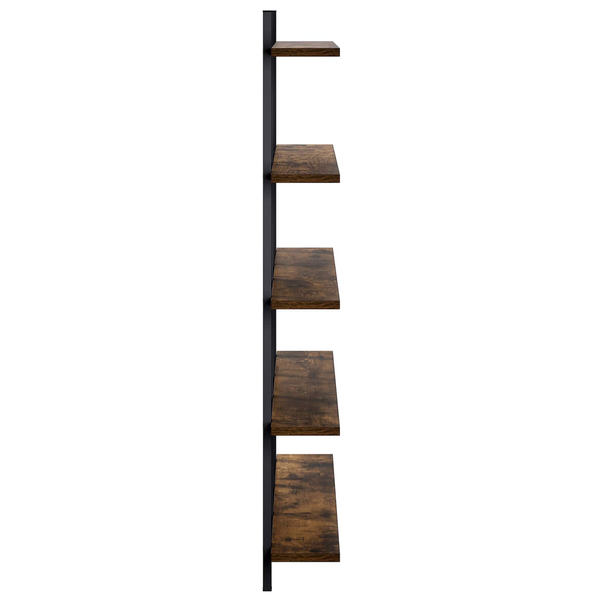 vidaXL Półka ścienna Dąb wędzony 102 x 13,5 x 102 cm