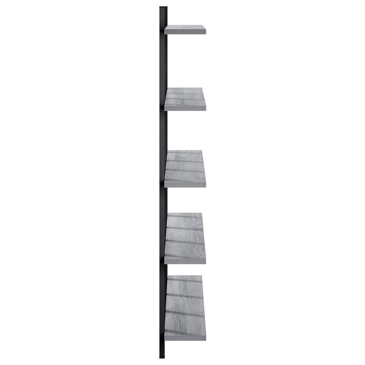 vidaXL Półka ścienna Szary Sonoma 102 x 13,5 x 102 cm