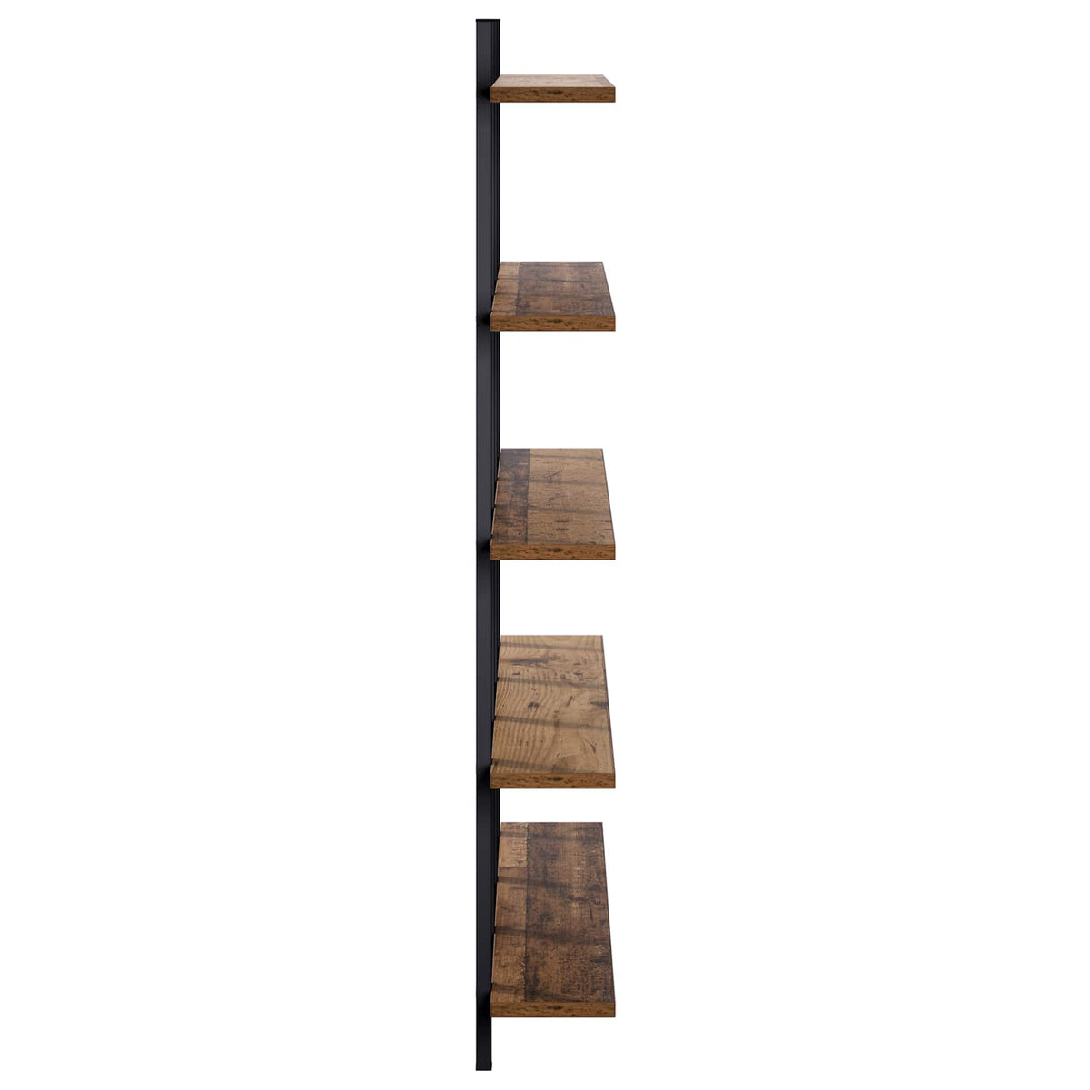 vidaXL Półka ścienna Stare drewno 102 x 13,5 x 102 cm